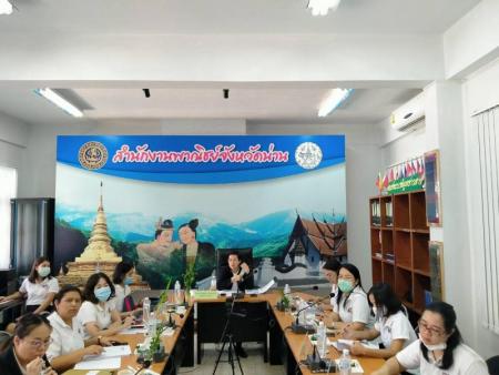 ที่ปรึกษาการพาณิชย์ (นางสาววันเพ็ญ นิโครวนจำรัส) นำทีมงานเตรียมความพร้อมรับการตรวจประเมินมาตรฐานศูนย์ราชการสะดวก (GECC) ของสำนักงานปลัดกระทรวงพาณิชย์